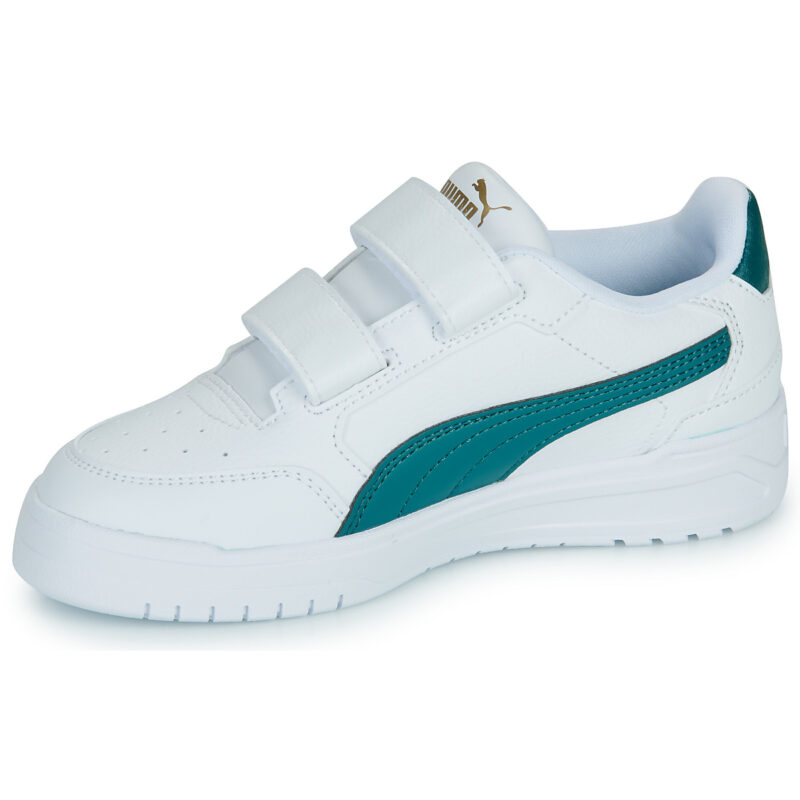 Zapatillas Puma Shuffle Downtown Lo V PS blancas para ni&ntilde;o - 4