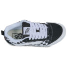 Vans Knu Skool CHECKERBOARD BLACK/TRUE WHITE Nero Sneakers Bambino - 6