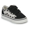 Scarpe bambini ragazzo Vans  Old Skool V GEO CHECK BLACK Vans 198266542492