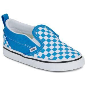 Scarpe bambini ragazzo Vans  Slip-On V COLOR THEORY CHECKERBOARD Bright Azure  Blu Vans 198266468730