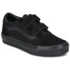 Scarpe bambini ragazzo Vans  UY Old Skool V Blk/Blk  Nero Vans 888654796483