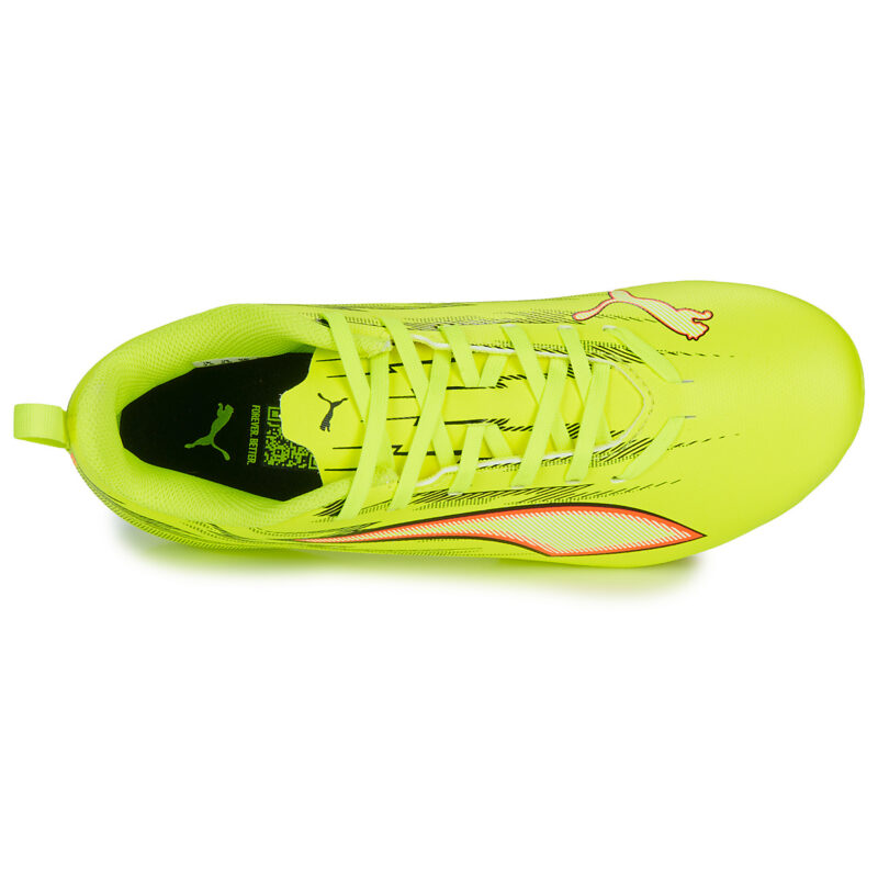Puma ULTRA 6 PLAY FG/AG Jr Amarillo Botas de fútbol Infantil - 6