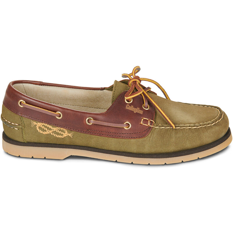 Zapatos n&aacute;uticos CallagHan 13560 verdes para hombre - 2