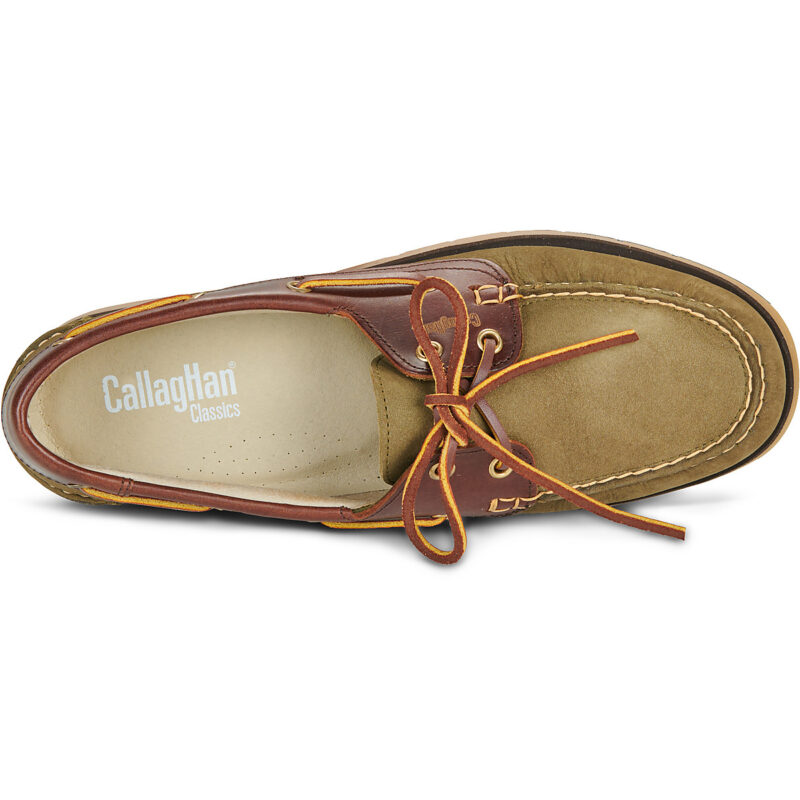 Zapatos n&aacute;uticos CallagHan 13560 verdes para hombre - 6