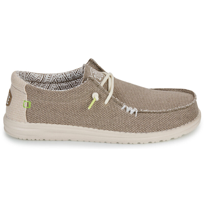 HEYDUDE Wally Braided Fossil Beige - Slip on Herren - 2