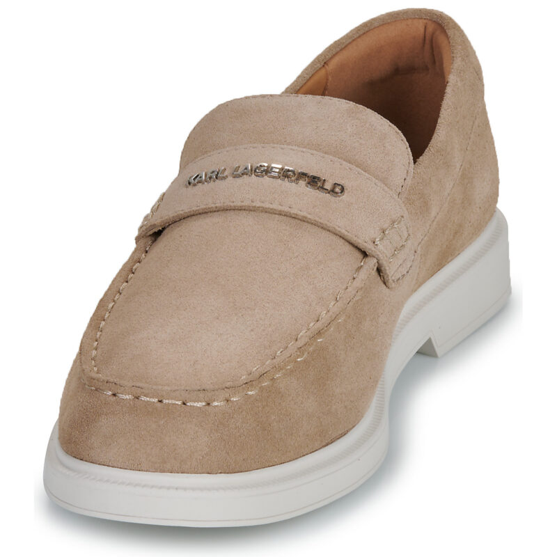 Karl Lagerfeld KORI Loafer Beige Herrenmokassins - Gr&ouml;&szlig;e 3