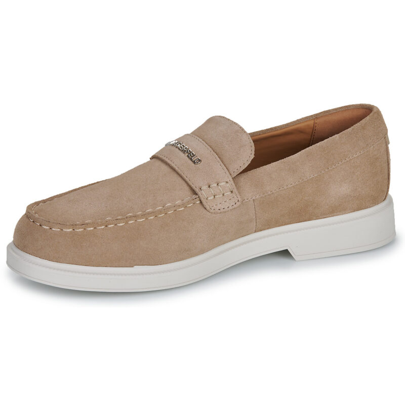 Karl Lagerfeld KORI Loafer Beige Herrenmokassins - Gr&ouml;&szlig;e 4