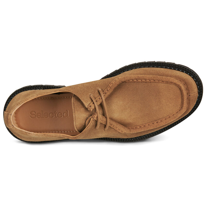 Selected  SLHHECTOR SUEDE MOC-TOE SHOE  Marrone -  Derby Uomo - 6
