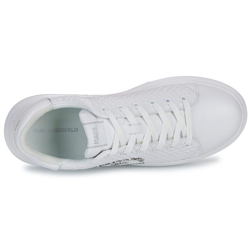 Karl Lagerfeld KAPRI MENS KL Microgram Lo Bianco Sneakers Uomo - 6