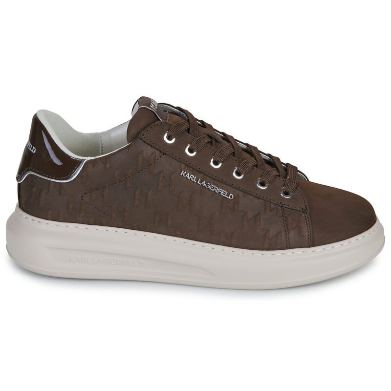 Karl Lagerfeld KAPRI MENS Monogram Emboss Lo Brown Men's Sneakers - 2