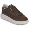 Sneakers for men Karl Lagerfeld KAPRI MENS Monogram Emboss Lo Brown Karl Lagerfeld 5059529627606