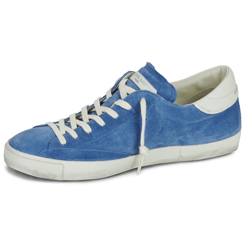 Philippe Model PRSX LOW MAN Blu Sneakers Uomo - 4