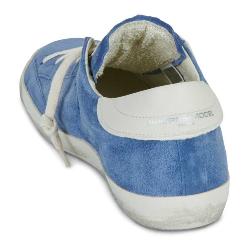 Philippe Model PRSX LOW MAN Blu Sneakers Uomo - 5