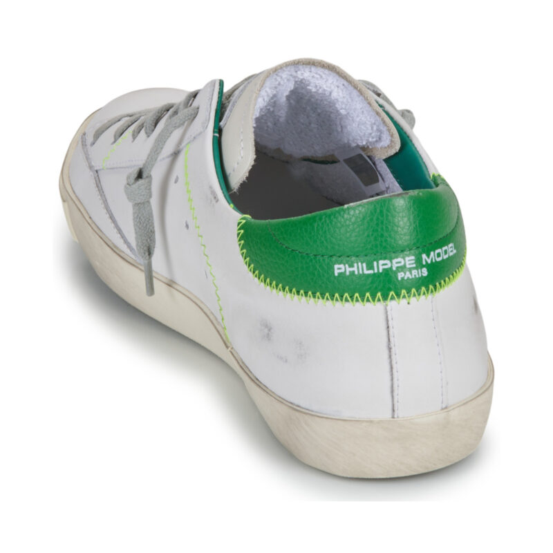 Philippe Model PRSX LOW MAN Bianco Sneakers Uomo - 5