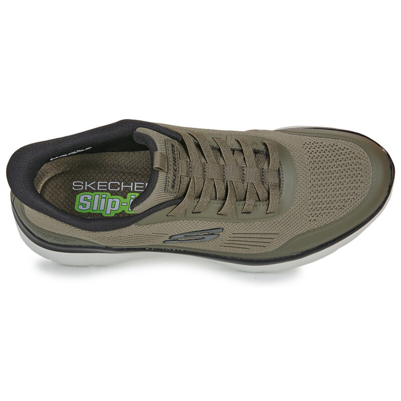 Skechers SUMMITS LEYTER SLIP-INS Kaki Sneakers Homme - 6