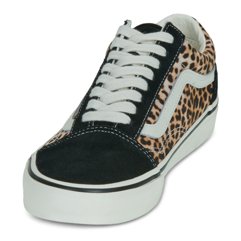 Vans Old Skool BLACK/LEOPARD Braun Sneakers Herren - 3