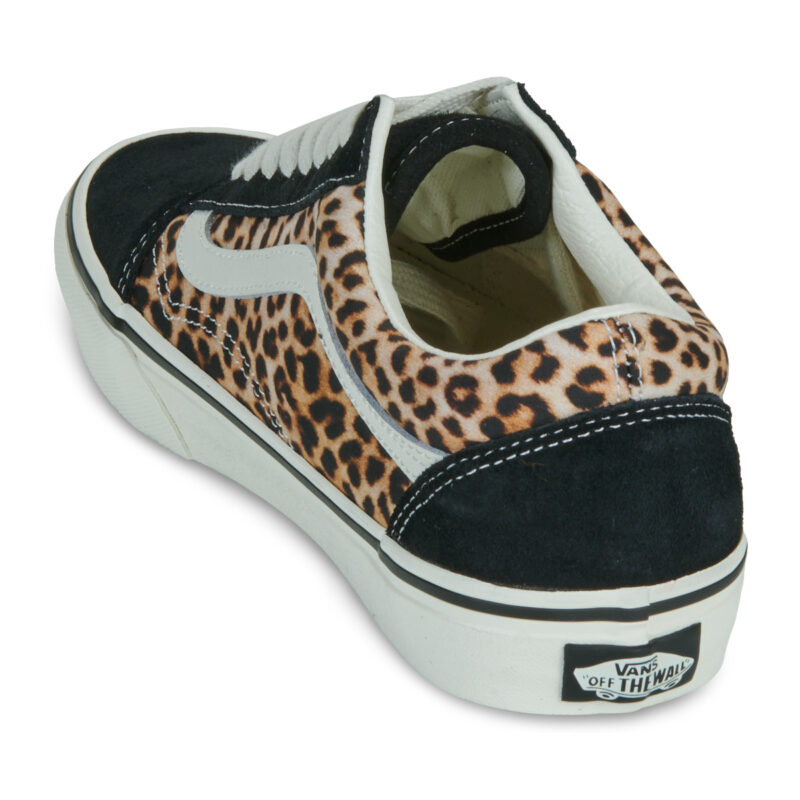 Vans Old Skool BLACK/LEOPARD Braun Sneakers Herren - 5