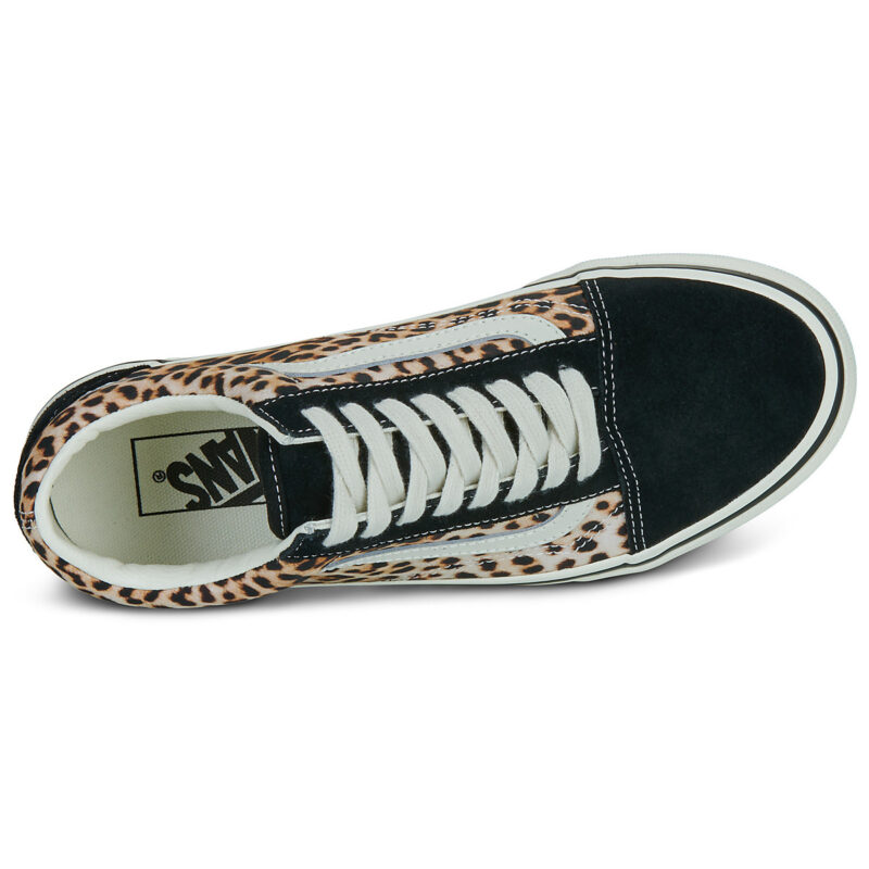 Vans Old Skool BLACK/LEOPARD Braun Sneakers Herren - 6