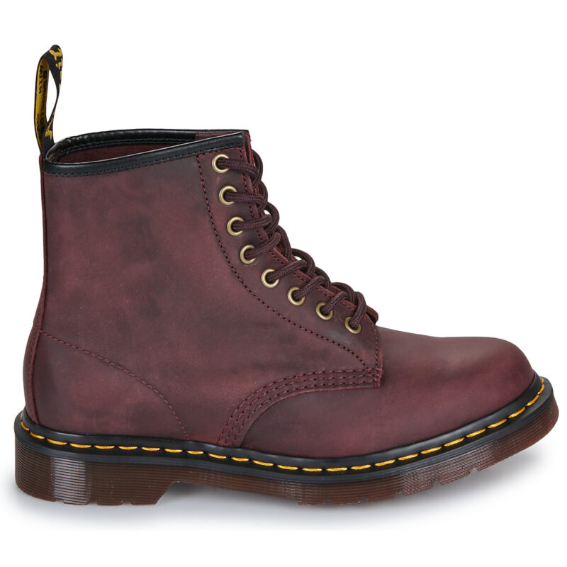 Dr. Martens 1460 Cherry Red Crazy Horse Rosso Stivaletti Uomo - 2