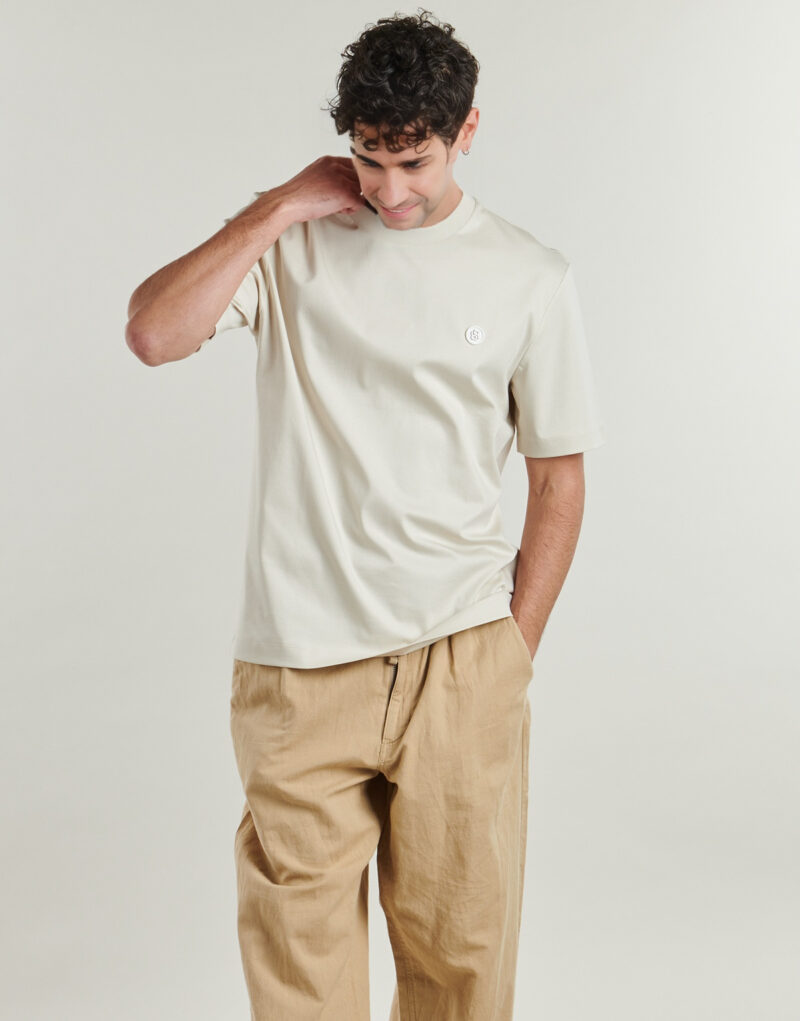 T-shirt BOSS C-Taut 01 Beige T-shirt maniche corte Uomo - 2