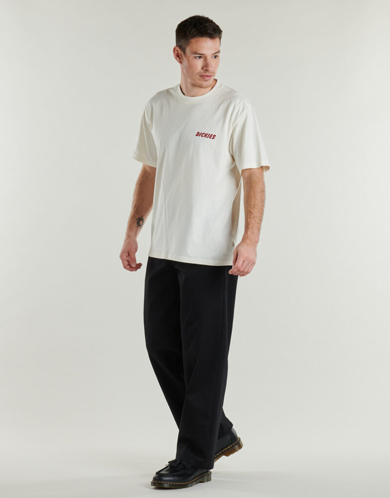 Camiseta Dickies DRY RIDGE SS TEE EGRET Blanco Camiseta de manga corta para hombre - 4