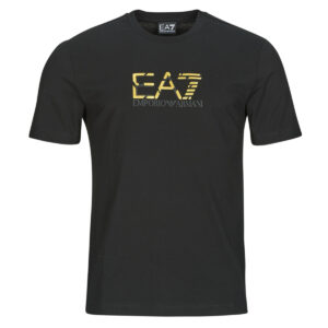 T-shirt uomo Emporio Armani EA7  TRAIN PREMIUM LABEL TEE SPECIAL LOGO  Nero Emporio Armani EA7 8033919882506