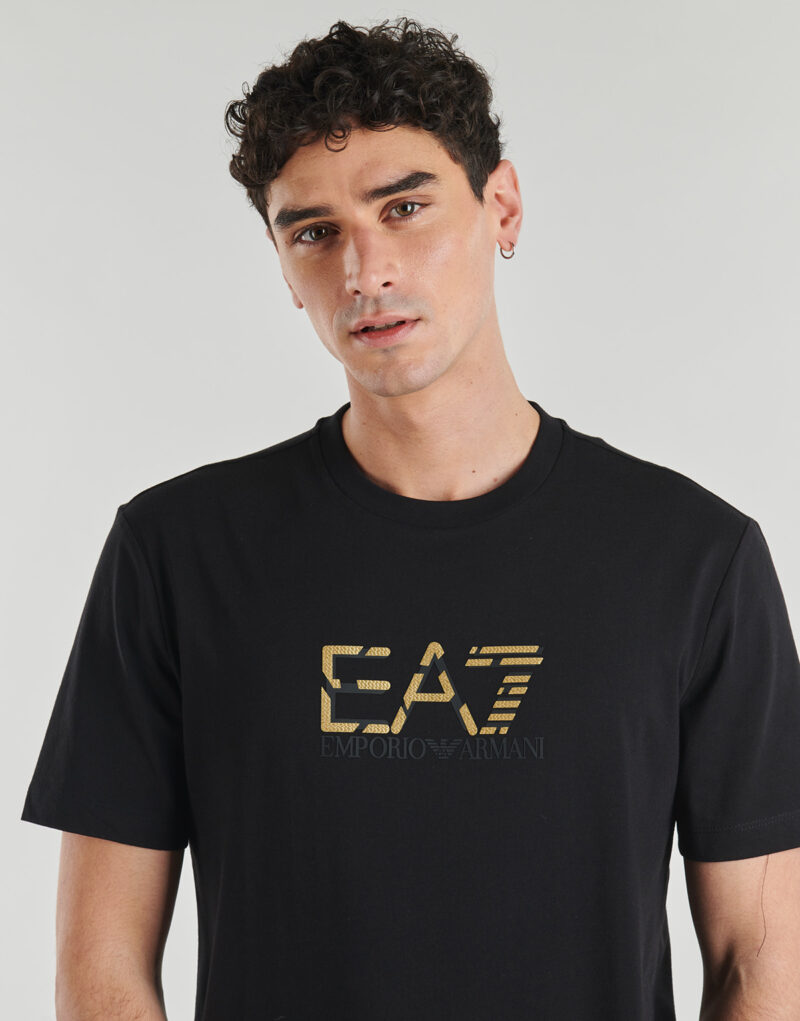 T-shirt Emporio Armani EA7 TRAIN PREMIUM LABEL TEE SPECIAL LOGO Nero T-shirt maniche corte Uomo - 5