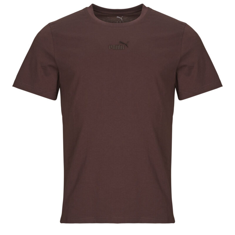 T-shirt Puma ESS Small No. 1 Logo centered Tee Marrone T-shirt maniche corte Uomo - 1