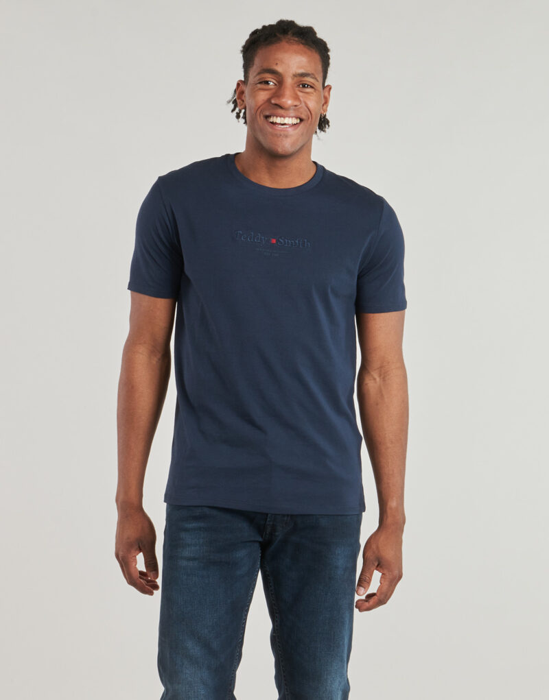 T-shirt Teddy Smith T-JIM MC Marine T-shirt maniche corte Uomo - 2