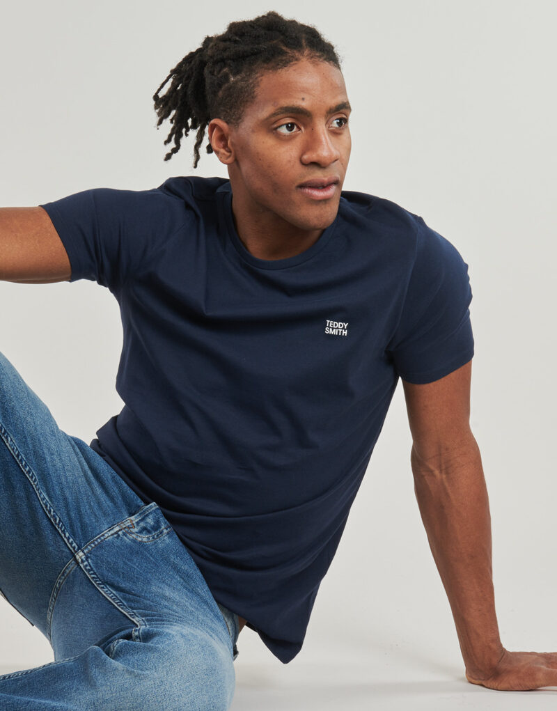 T-shirt Teddy Smith THE TEE 1 MC Marine T-shirt maniche corte Uomo - 5