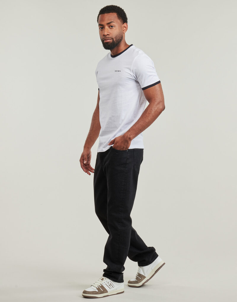 T-shirt blanc Teddy Smith THE-TEE 2 R MC &agrave; manches courtes pour homme - 3