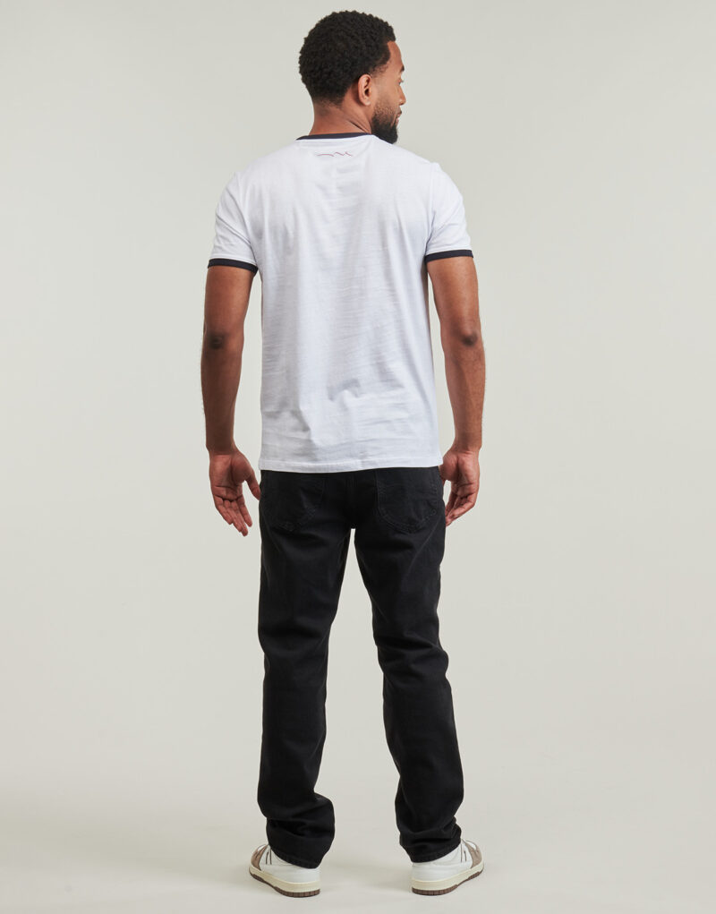 T-shirt blanc Teddy Smith THE-TEE 2 R MC &agrave; manches courtes pour homme - 4