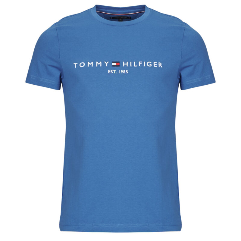 T-shirt Tommy Hilfiger TOMMY LOGO TEE Blu T-shirt maniche corte Uomo - 1