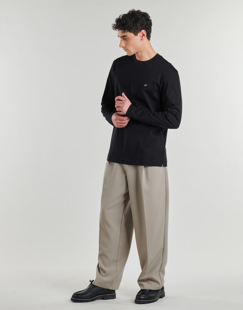 T-shirts a maniche lunghe BOSS C-Townley 01 Nero T-shirts a maniche lunghe Uomo - 3