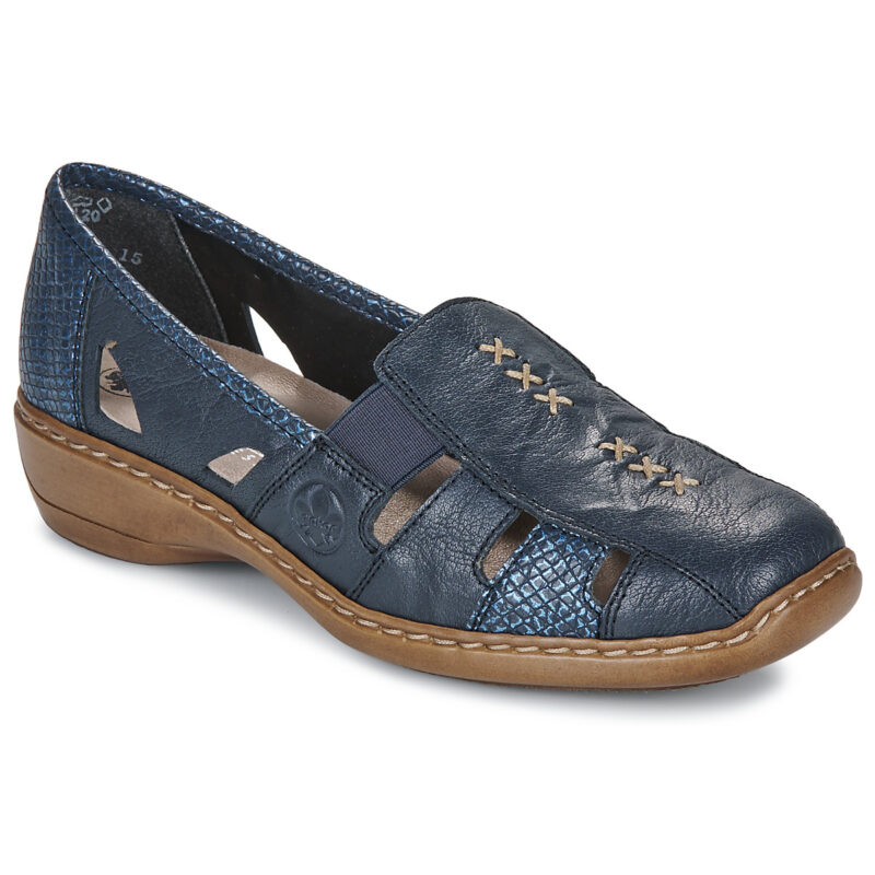 Rieker  41385-15  Blu -  Ballerine Donna - 1