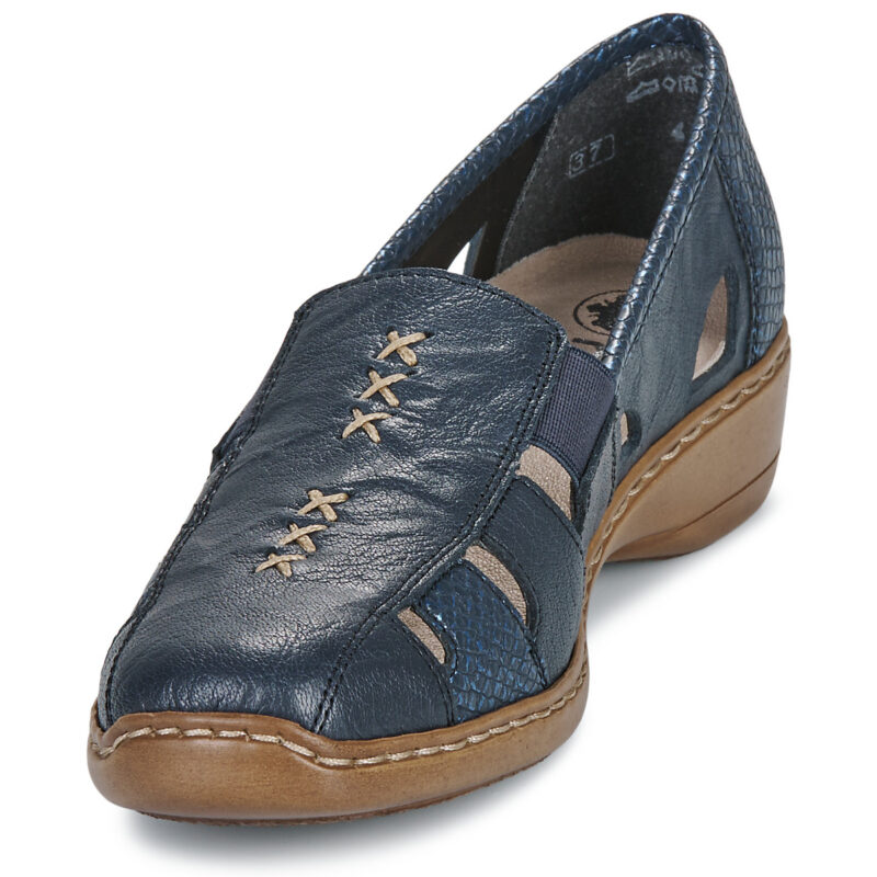 Rieker  41385-15  Blu -  Ballerine Donna - 3
