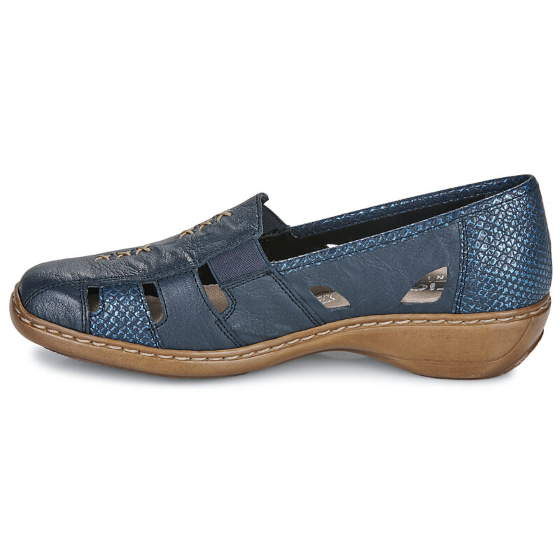 Rieker  41385-15  Blu -  Ballerine Donna - 4