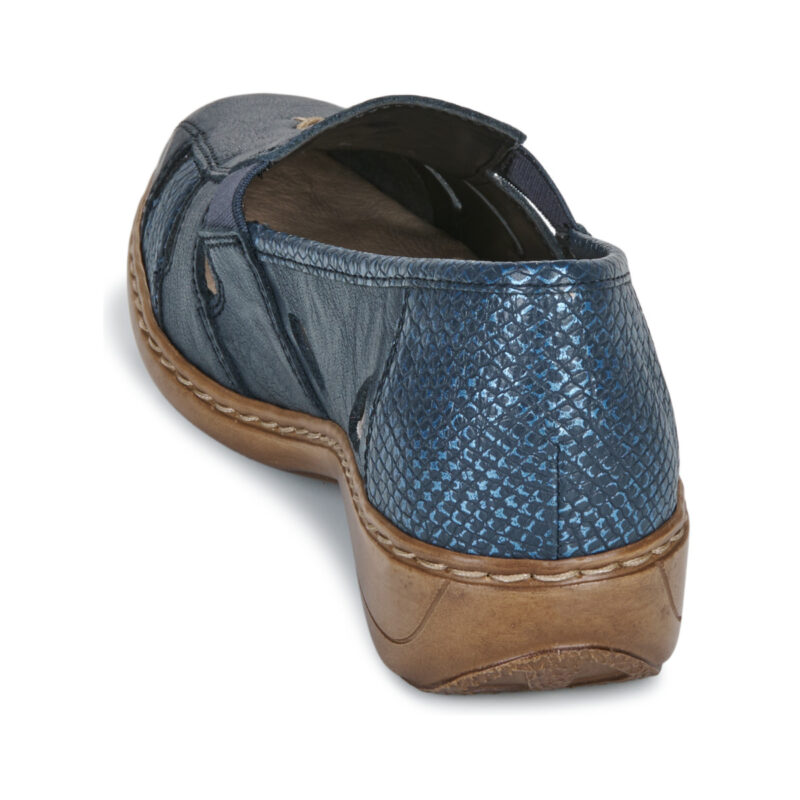 Rieker  41385-15  Blu -  Ballerine Donna - 5