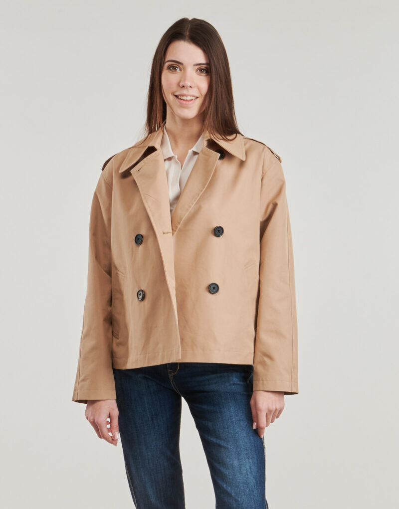 capa Le Temps des Cerises Manto beige LLUVIAelle Mujer - 2