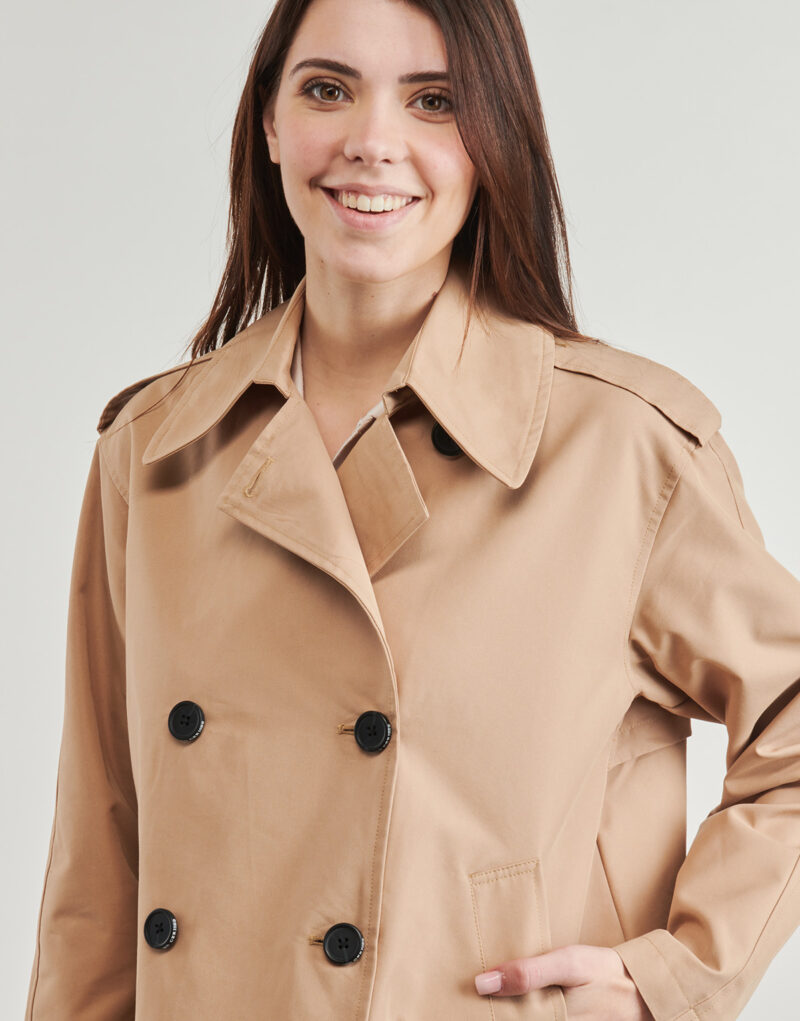 capa Le Temps des Cerises Manto beige LLUVIAelle Mujer - 5