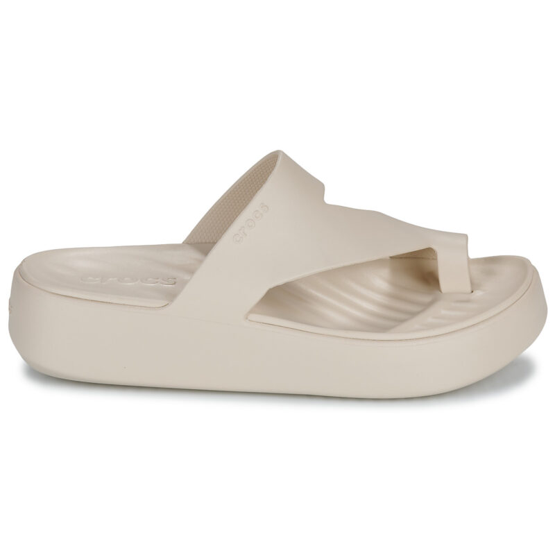 Crocs Getaway Platform Toe Loop Beige Infradito Donna - 2