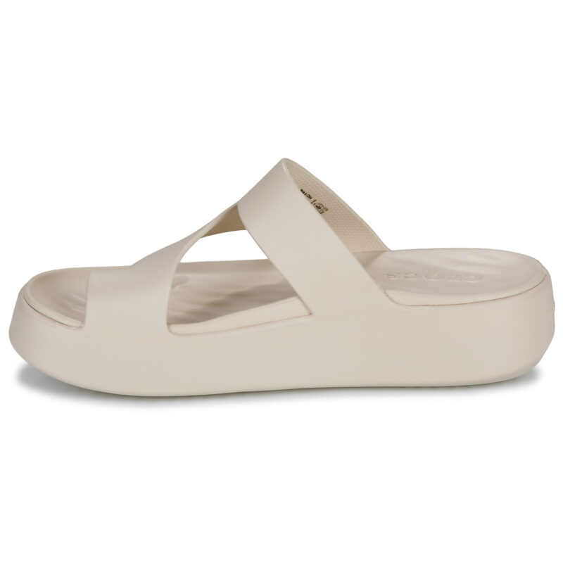 Crocs Getaway Platform Toe Loop Beige Infradito Donna - 4