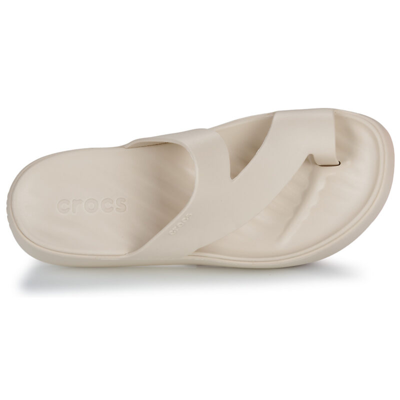 Crocs Getaway Platform Toe Loop Beige Infradito Donna - 6