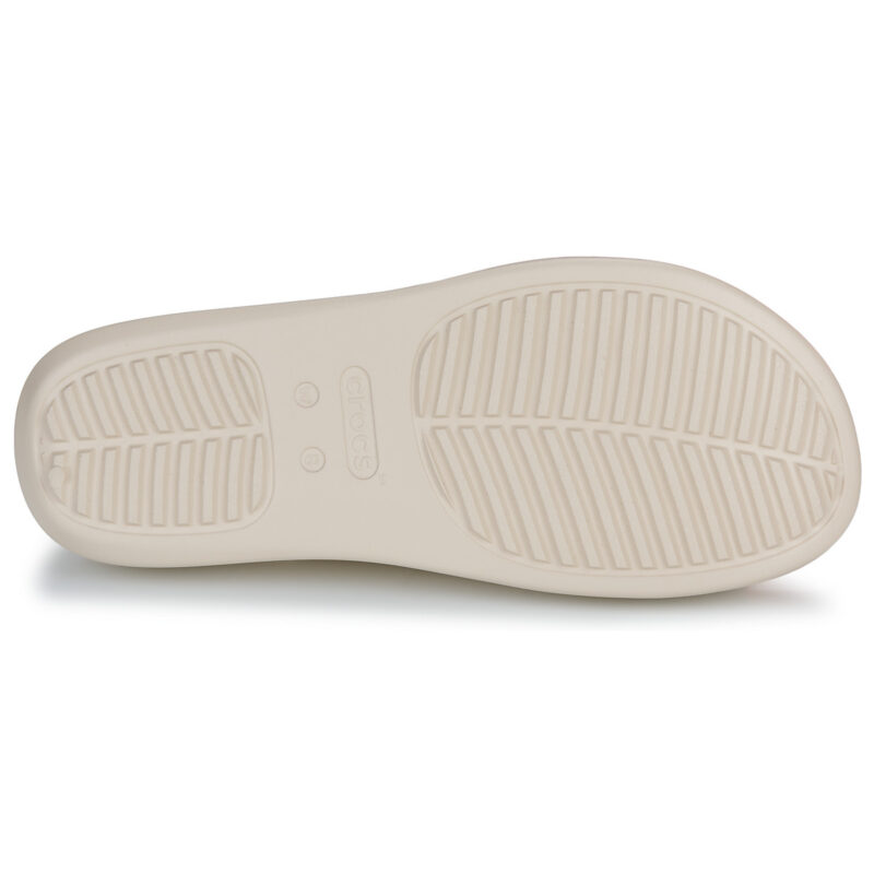 Crocs Getaway Platform Toe Loop Beige Infradito Donna - 7