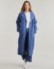 Trench Only ONLMALOU Blue Trench Coat Women - 2