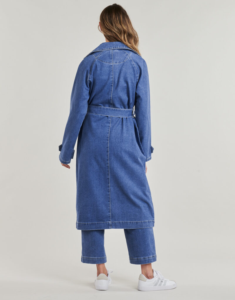 Trench Only ONLMALOU Blue Trench Coat Women - 4