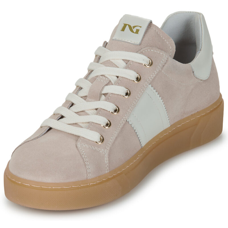 NeroGiardini E513005D Beige Damen-Sneaker, niedrig geschnitten - Gr&ouml;&szlig;e 3