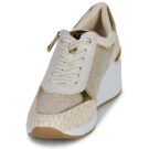 Marco Tozzi 2-23723-41-40C Goldene Damen-Sneaker, niedrig geschnitten - Gr&ouml;&szlig;e 3