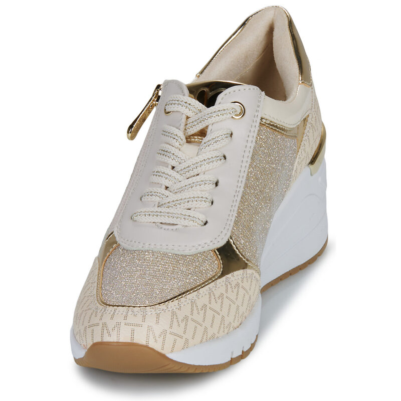 Marco Tozzi 2-23723-41-40C Goldene Damen-Sneaker, niedrig geschnitten - Gr&ouml;&szlig;e 3