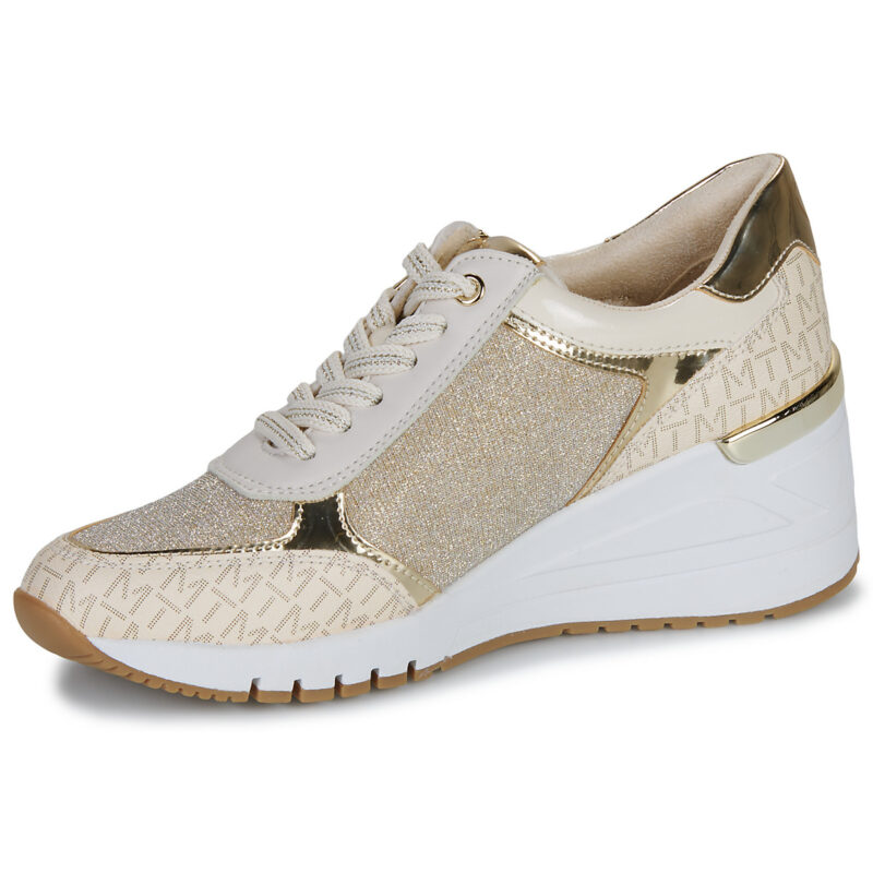 Marco Tozzi 2-23723-41-40C Goldene Damen-Sneaker, niedrig geschnitten - Gr&ouml;&szlig;e 4